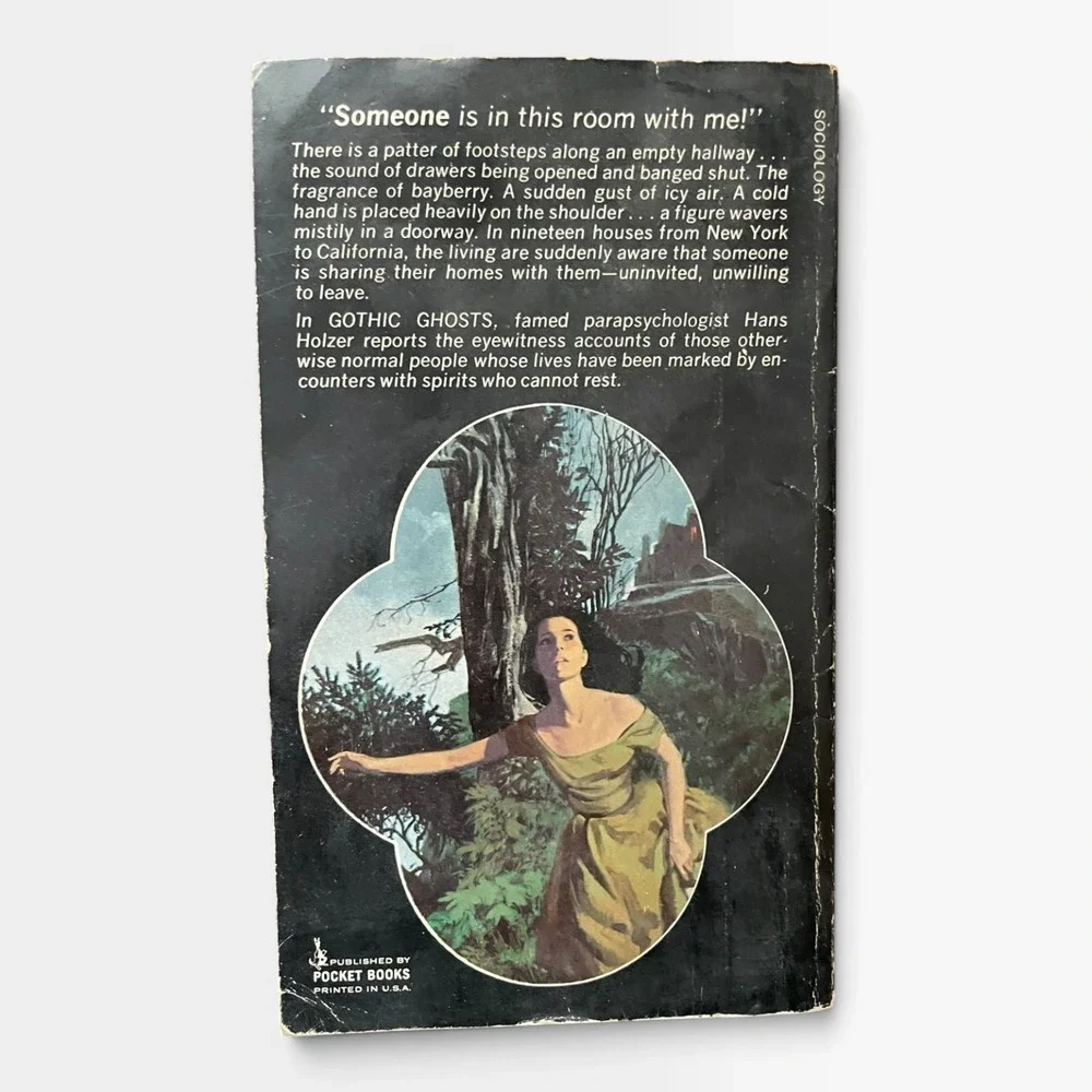 Gothic Ghosts by Hans Holzer Paperback True Haunted Stories Paranormal 1972